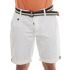 BERMUDA CON CINTURA INDICODE BIANCO